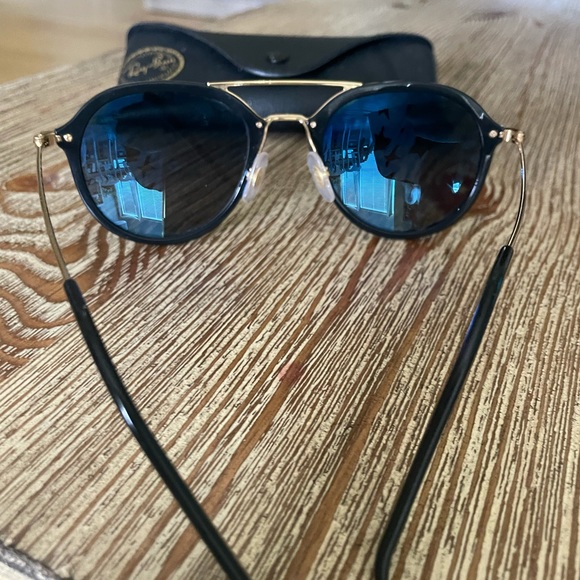 Black gradient aviator Ray Ban sunglasses - Picture 2 of 5